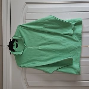 Lands End long sleeve cozy 1/4 zip fleece